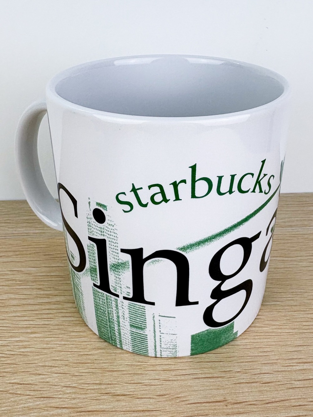 Starbucks Singapore 2006 City Mug Collector Series Mug Asia Vintage NEW Green